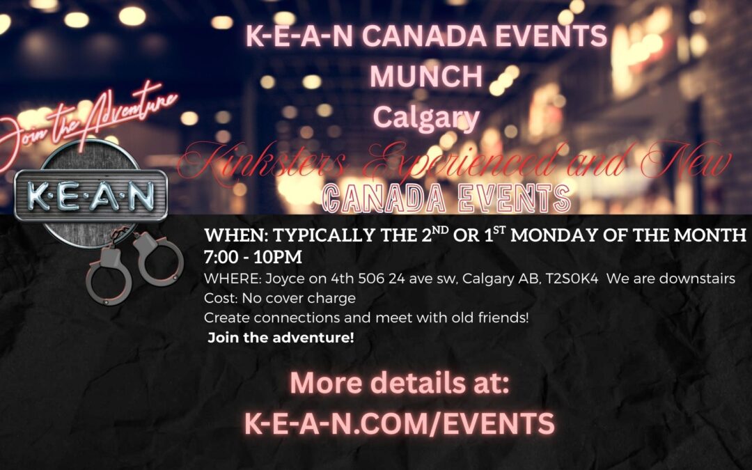 K-E-A-N MUNCH Calgary November 2026