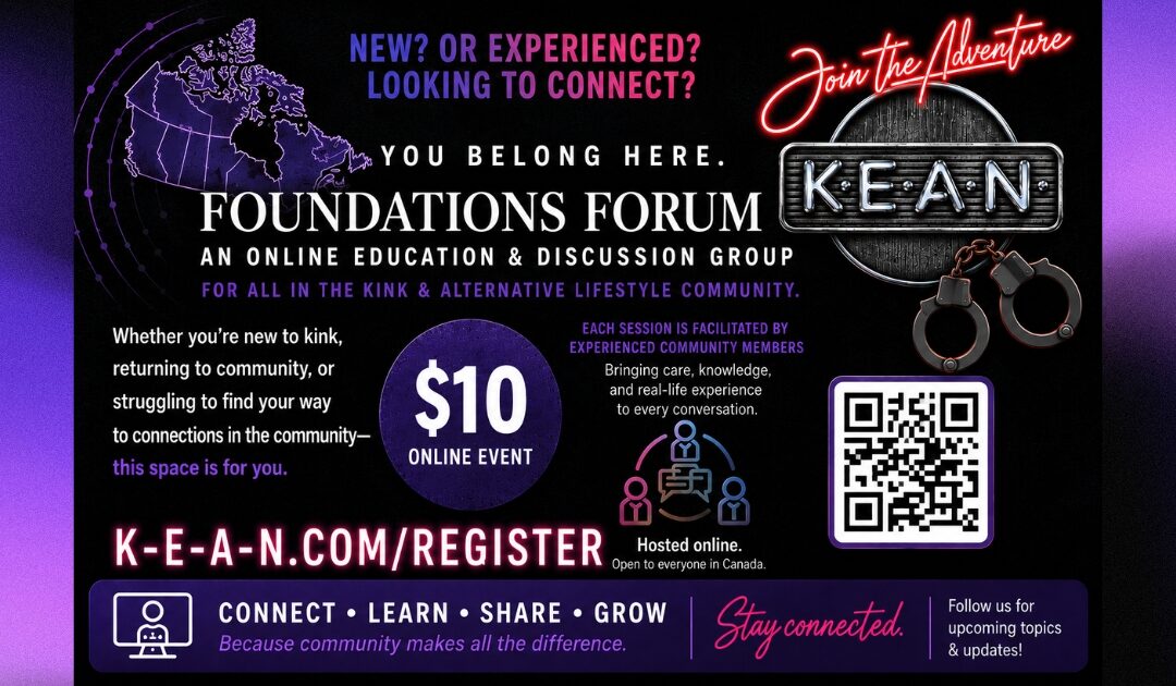 K-E-A-N Canada Events – Foundations Forum!